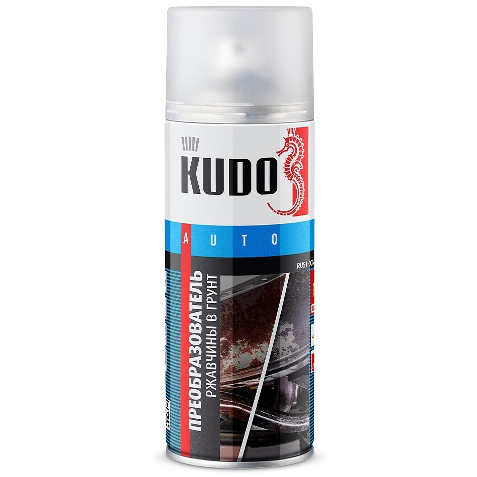 Преобразователь ржавчины KUDO, аэрозоль, 520 мл. #1