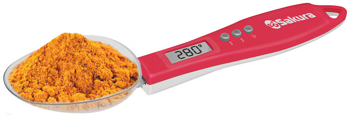 Sakura Электронные кухонные весы SA-6083, красный #1