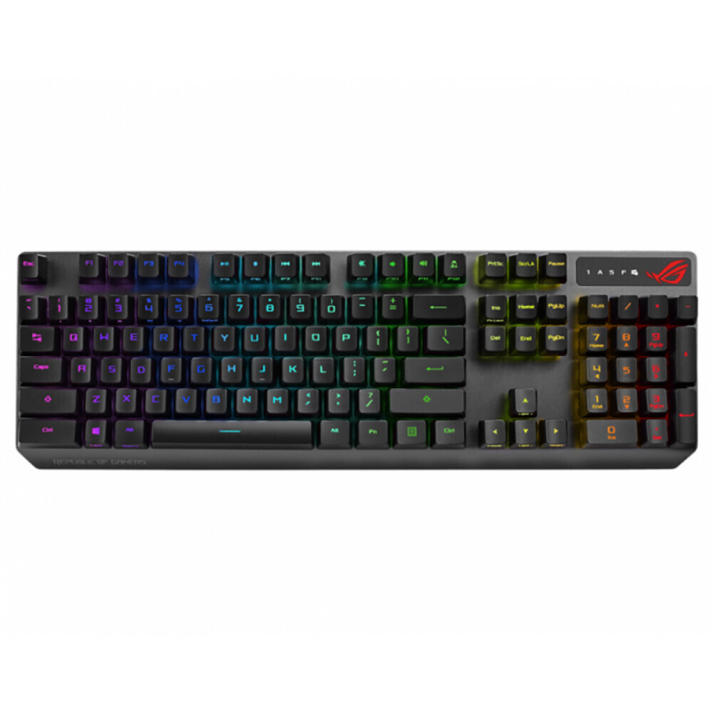 ASUS ROG Strix Scope RX Игровая клавиатура (ROG RX RED switches, аллюминивая рама, USB, RGB подсветка, #1