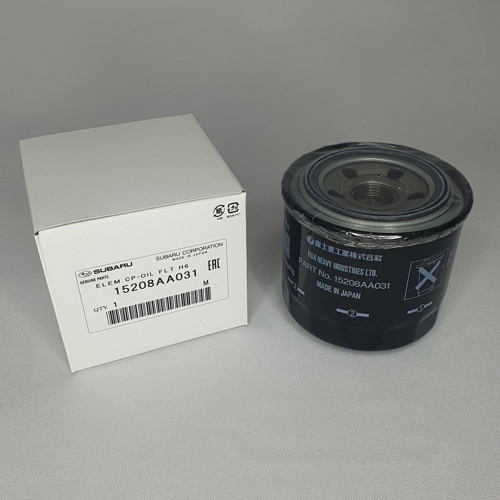 Фильтр масляный Subaru 15208AA031 #1