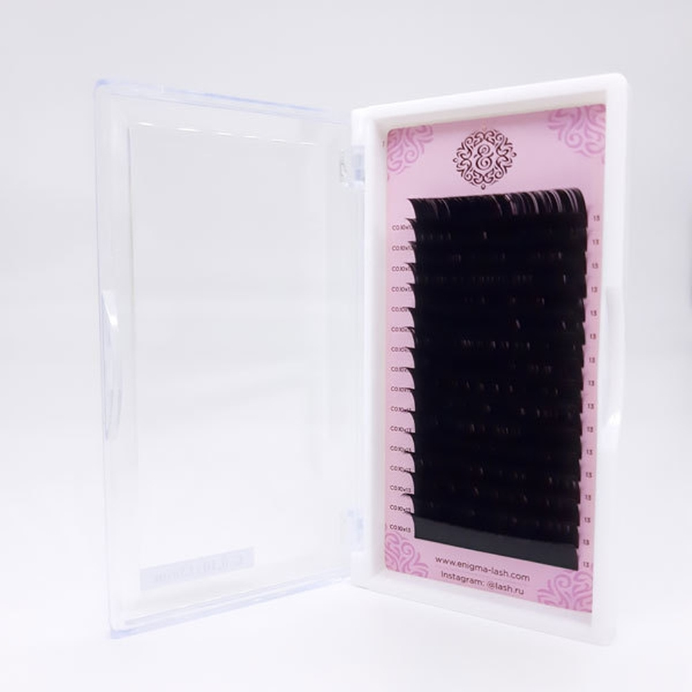 Черные ресницы Enigma 0,15/D+/9 mm (16 линий) #1