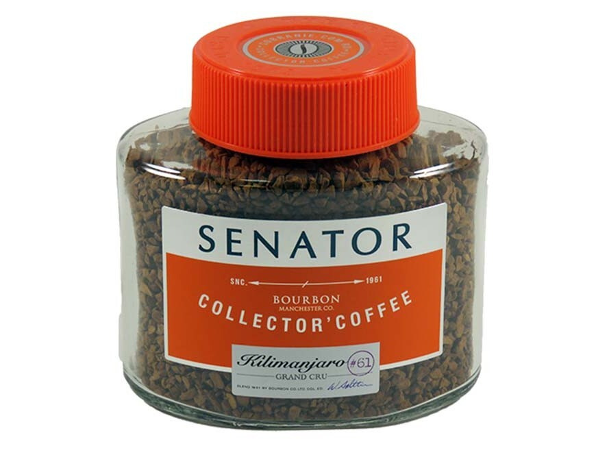 Кофе растворимый сублимированный с добавлением кофе жареного молотого "SENATOR Kilimanjaro"100г  #1