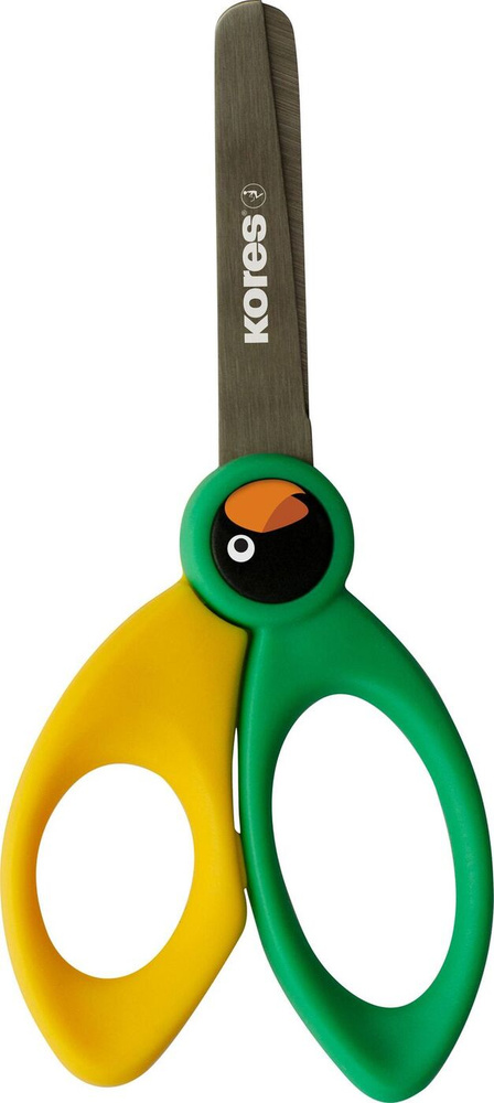 Ножницы детские Kores Birdy, 125 мм, универсальные, цвет в ассортименте  #1