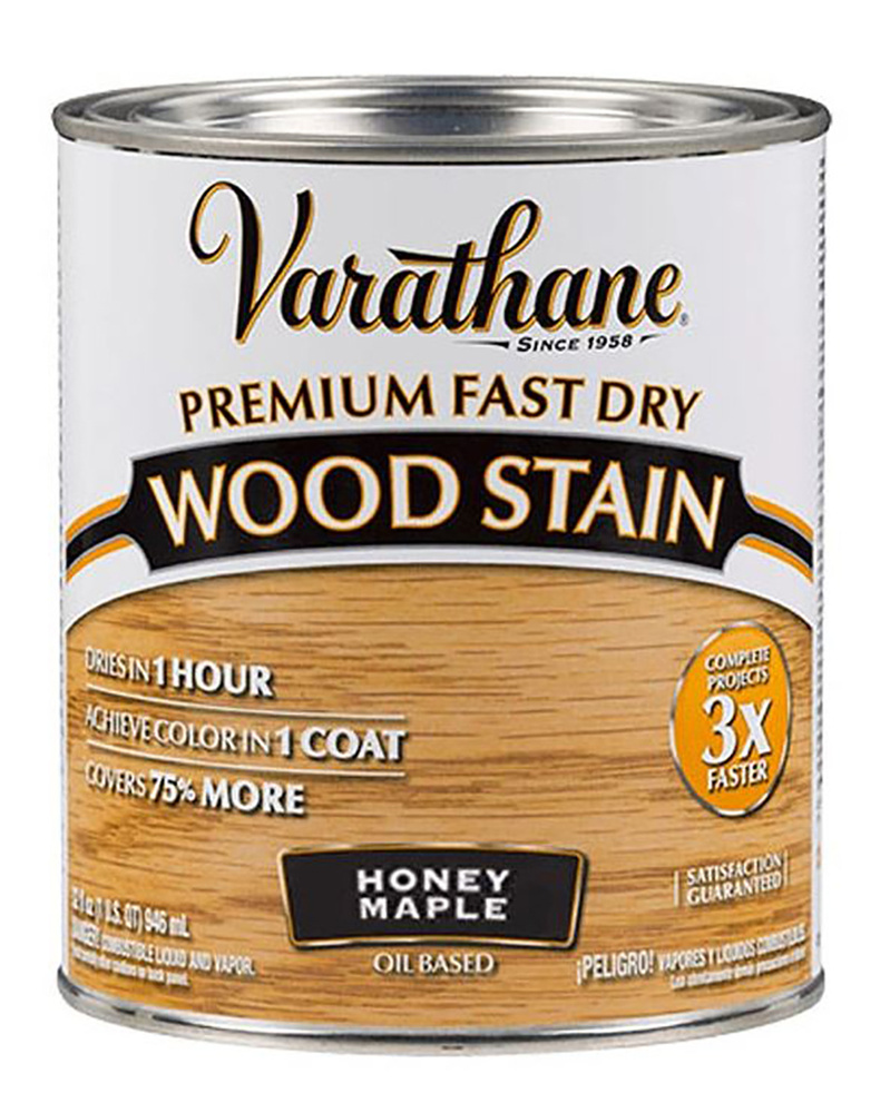 Масло для дерева тонирующее быстросохнущее Varathane Fast Dry Wood Stain 0,946 л. Цвет: Медовый клен #1