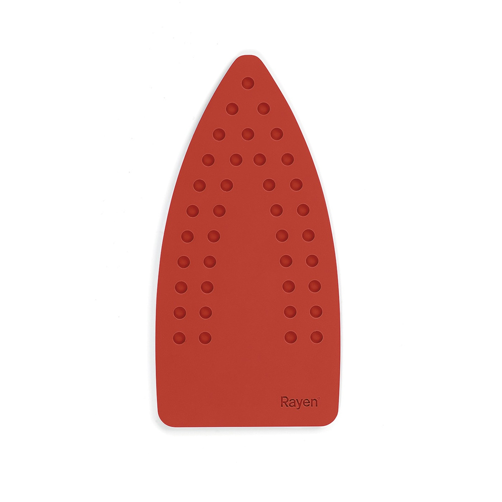 Съемная силиконовая насадка (подошва) для утюга, цвет красный, Rayen  #1
