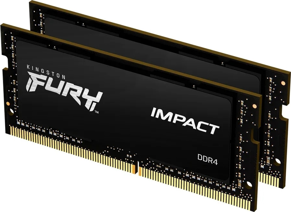 Kingston Fury Оперативная память Impact DDR4 3200 МГц 2x32 ГБ (KF432S20IBK2/64)  #1