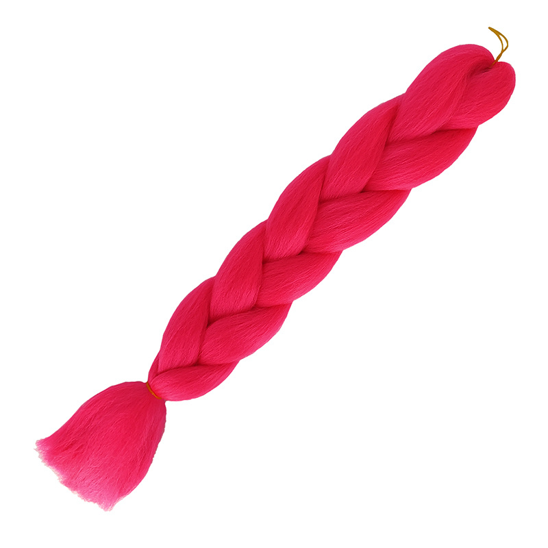 Канекалон коса 60 см, цвет ярко-розовый #1