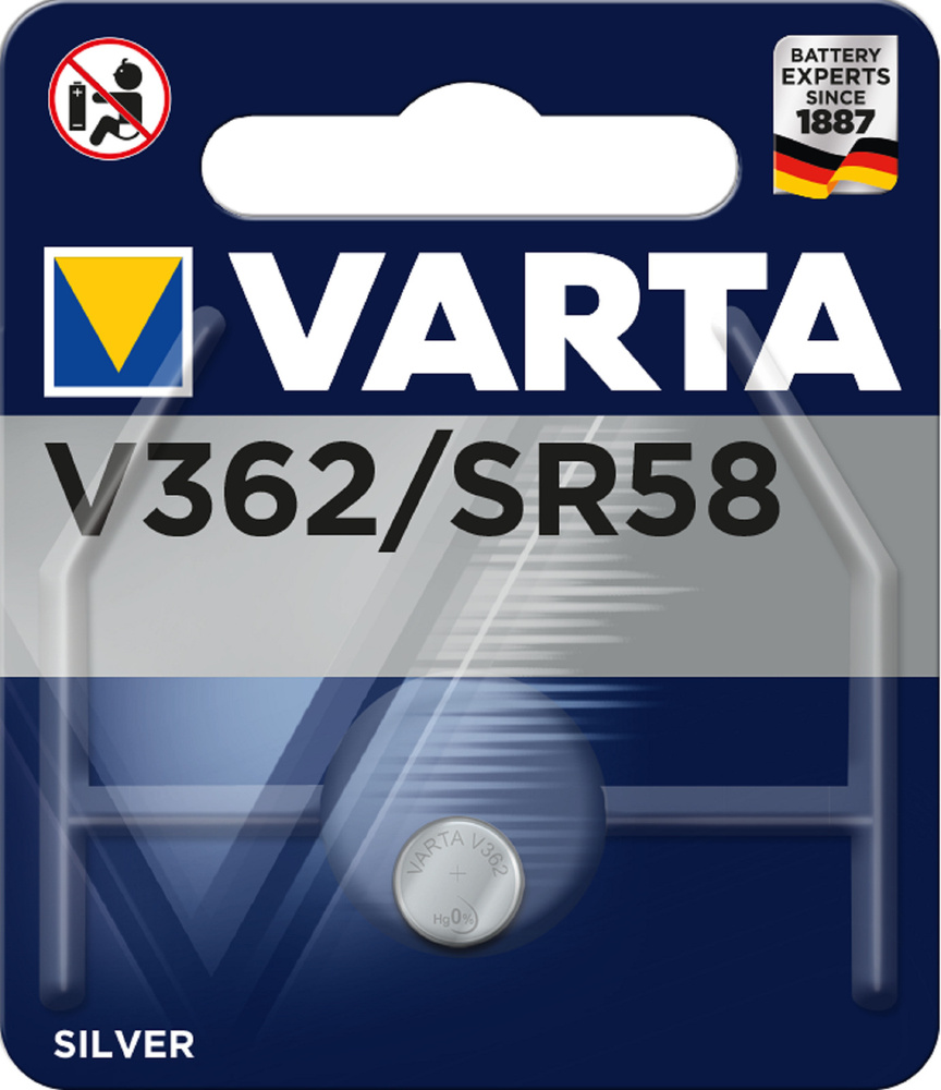 Батарейка Varta 362 (SR721SW SR721 SR58) 1 шт #1