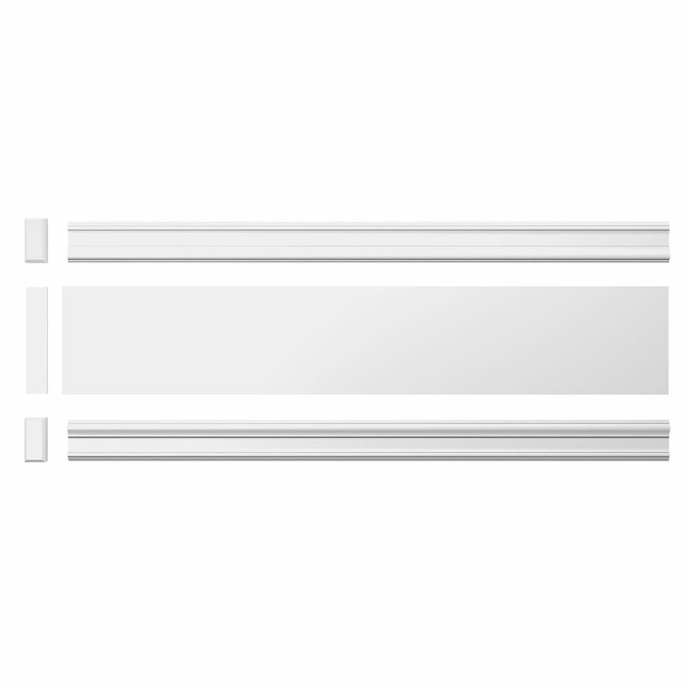 Набор для увеличения ширины арок, белый, ламинированный МДФ. Cosca  #1