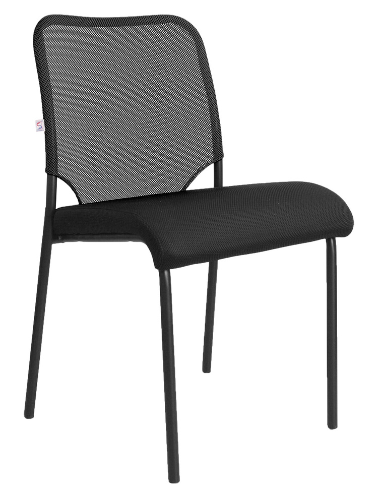 BELS Офисный стул, Металл, Сетка, Ткань, черный #1