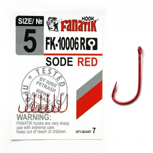 Крючок Fanatik SODE RED FK-10006R № 5 #1