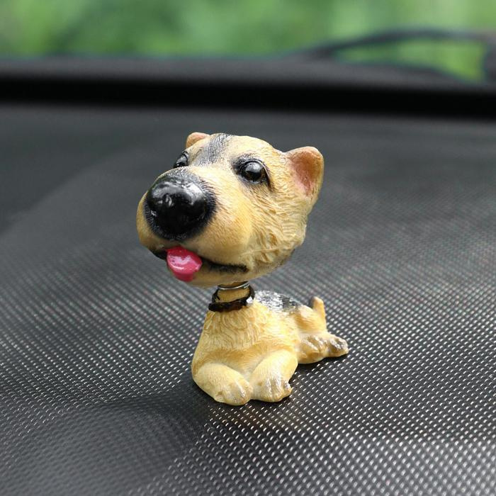 Собака на панель авто, качающая головой, СП10 #1