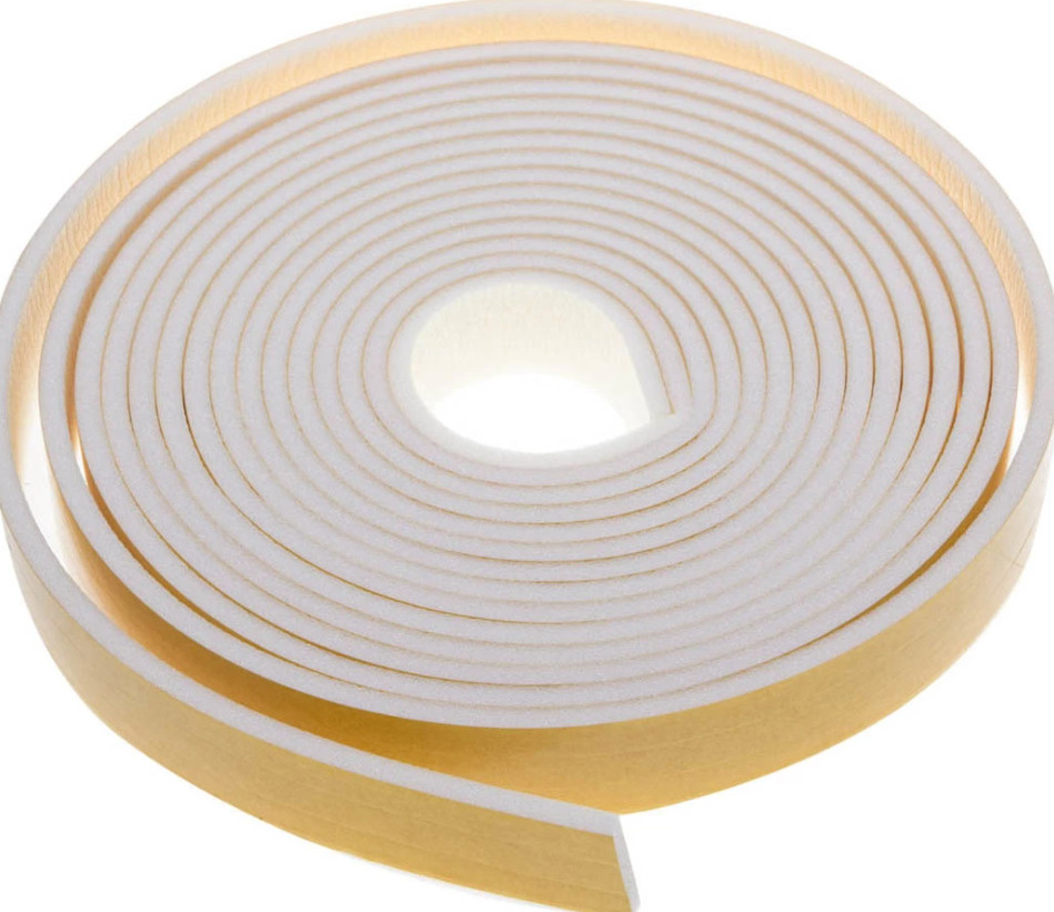 Уплотнитель самоклеящийся 8х8 мм, 14 м, поролоновый, 40901-08-14 ...