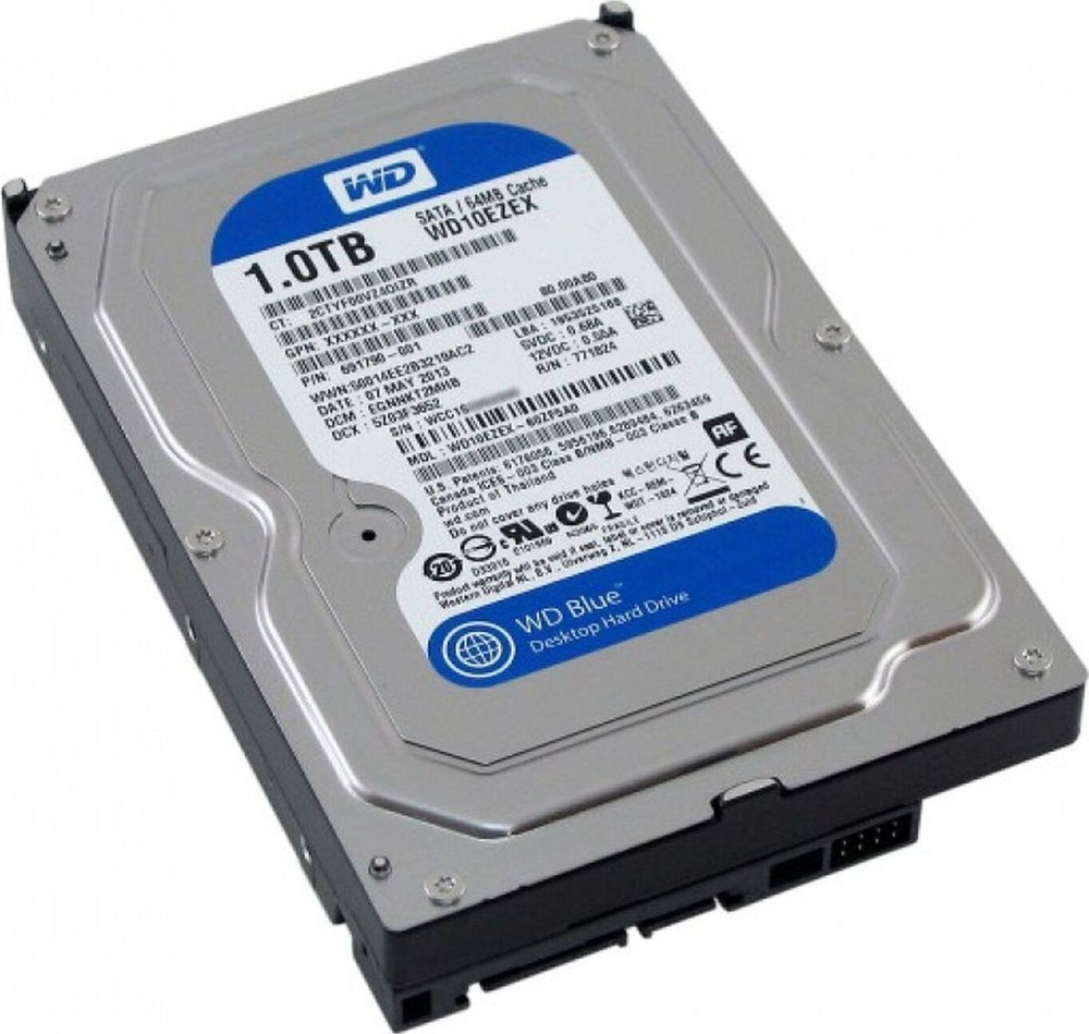 1 ТБ Внутренний жесткий диск Western Digital Blue 3.5