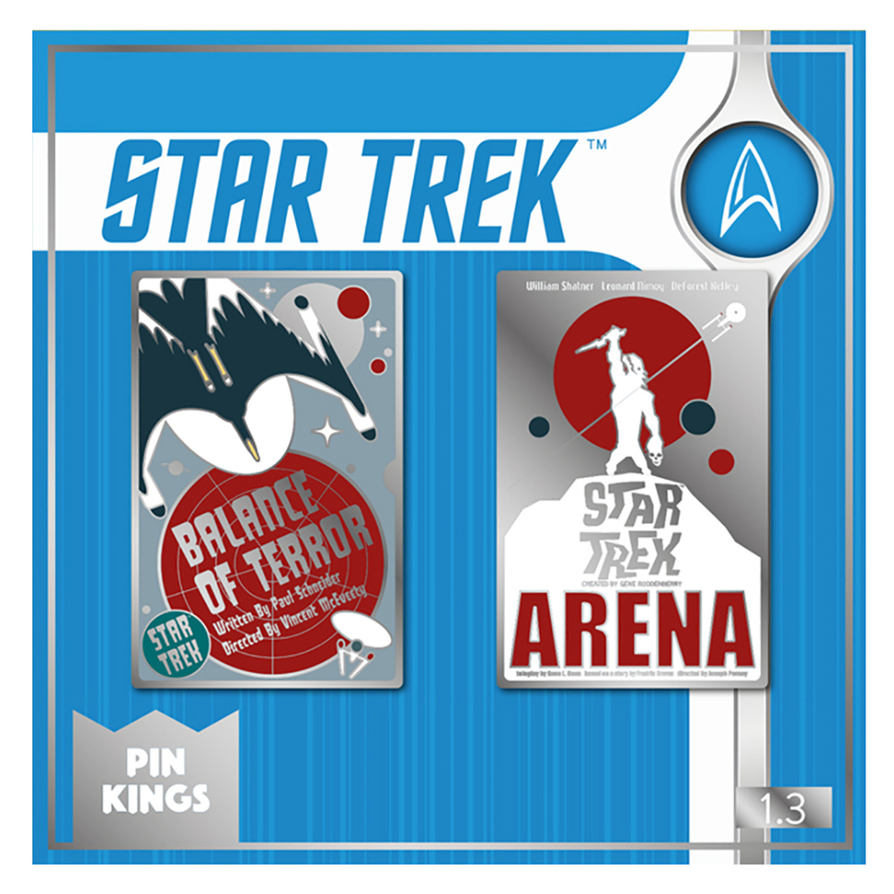 Значок Pin Kings Star Trek 1.3 - набор из 2 шт / брошь / подарок парню мужчине девушке подруге / сувенир #1