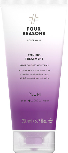 Four Reasons Color Mask Toning Treatment Plum тонирующая маска для поддержания цвета окрашенных волос #1