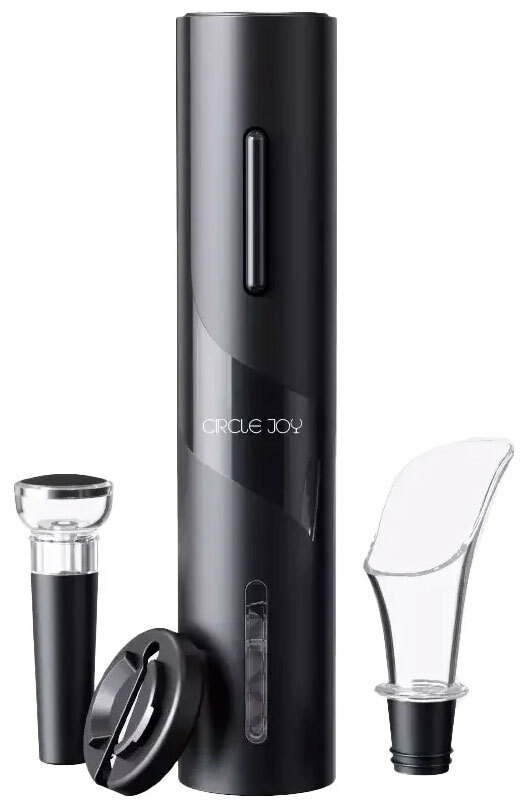 CIRCLE JOY Электрический штопор Electric Wine opener GIFT SET (CJ-TZ07), черный, черный  #1