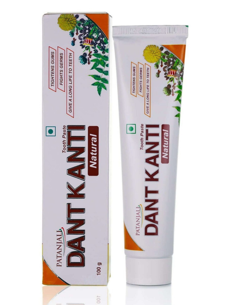 Индийская зубная паста Dant Kanti Natural 100 грамм/зубная паста индия/зубная паста от кровоточивости #1