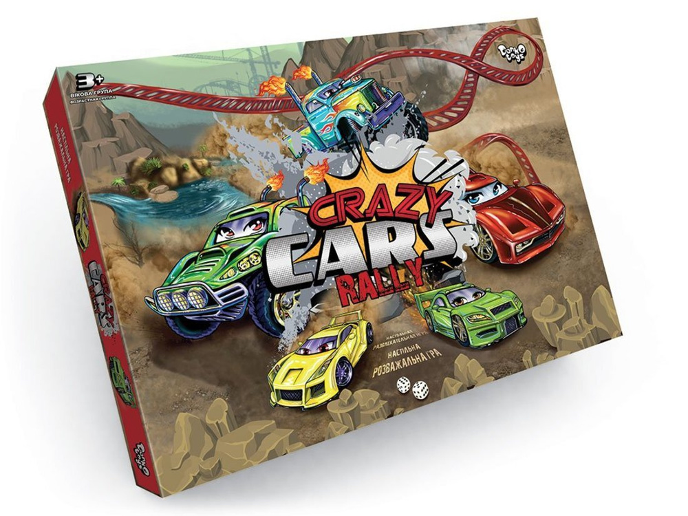 Настольная игра Danko Toys Crazy Cars, Rally (DT G93R) #1