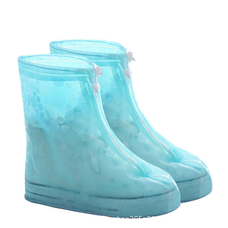 Бахилы многоразовые для обуви, цвет бирюзовый, размер 39-40 (L) защита от воды, дождевик для обуви, чехлы #1