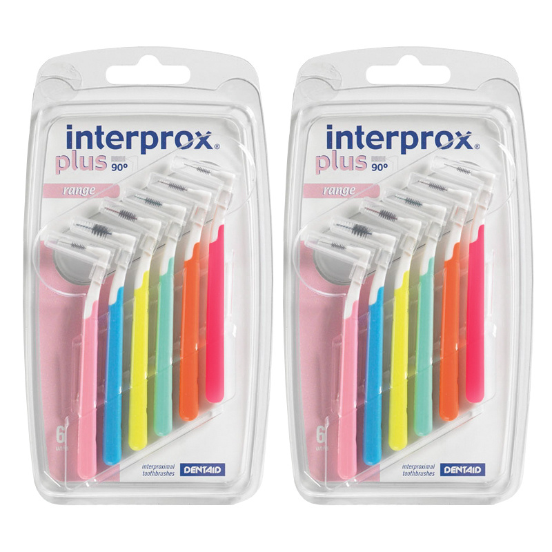 Комплект ершиков для брекетов Interprox Plus Mix, 6 шт, 2 упаковки  #1