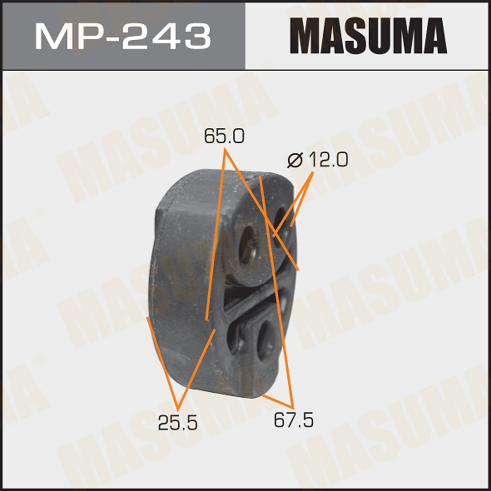 Резинка крепления глушителя Masuma MASUMA MP-243 #1