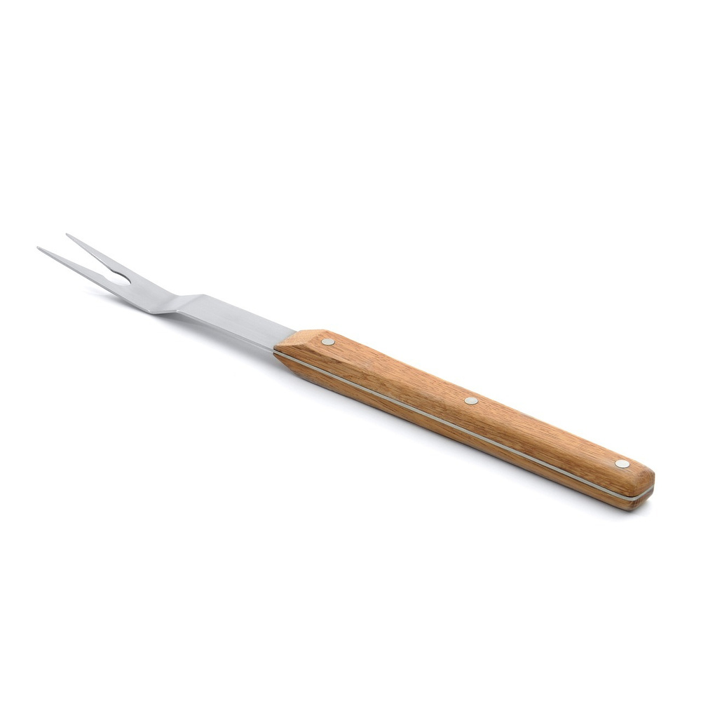 Вилка для гриля и барбекю, BergHOFF CollectAndCook, деревянная ручка, вилка кулинарная для мяса  #1