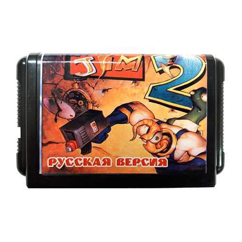 Earthworm Jim 2 (Земляной червяк Джим 2) - вторая часть знаменитой бродилки на Sega (без коробки)  #1