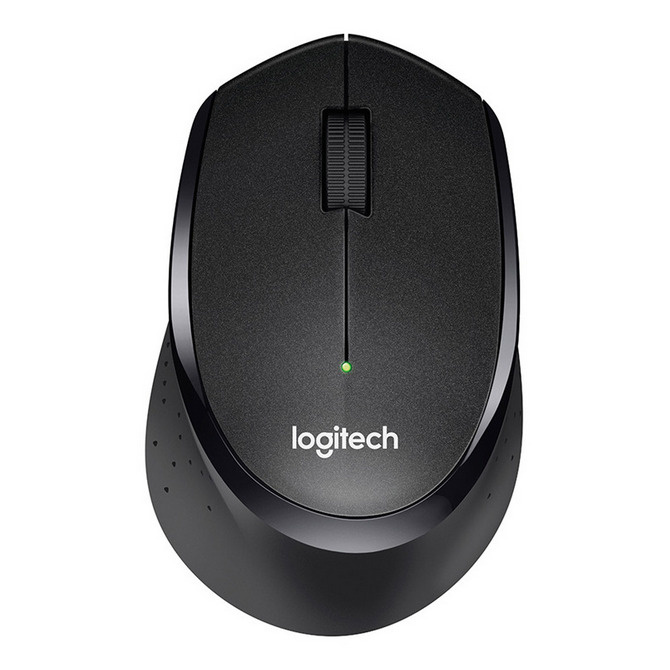 Мышь компьютерная Logitech M330 бесшумная мышь черная #1