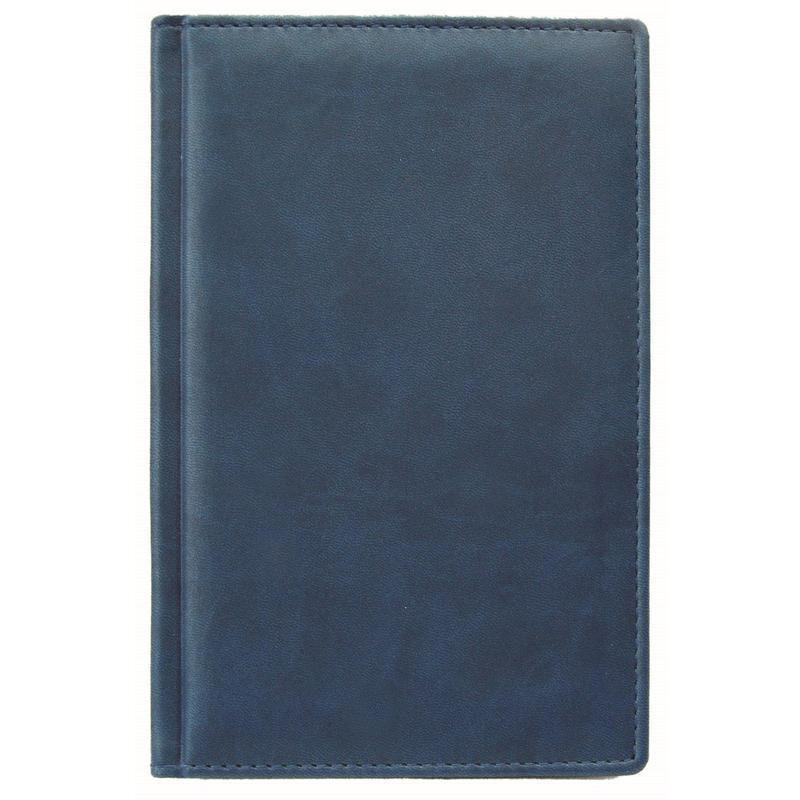 Телефонная алфавитная книга / книжка Attache Вива искусственная кожа А5 (133х202 мм), 96 листов, синяя #1