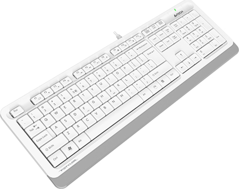 Клавиатура A4Tech Fstyler FKS10 белый/серый USB FKS10 WHITE (963534) #1