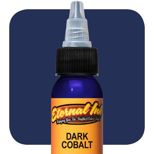 DARK COBALT Eternal краска пигмент для тату синий / голубой оттенок (1 oz / 30 мл)  #1