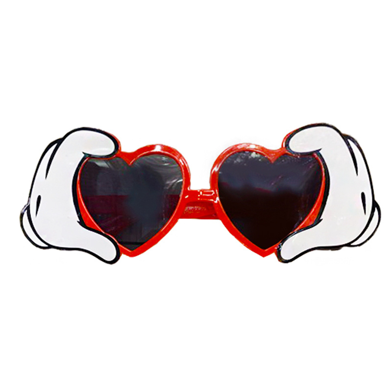 Карнавальные очки "Сердце в ручках", украшение для праздника  #1