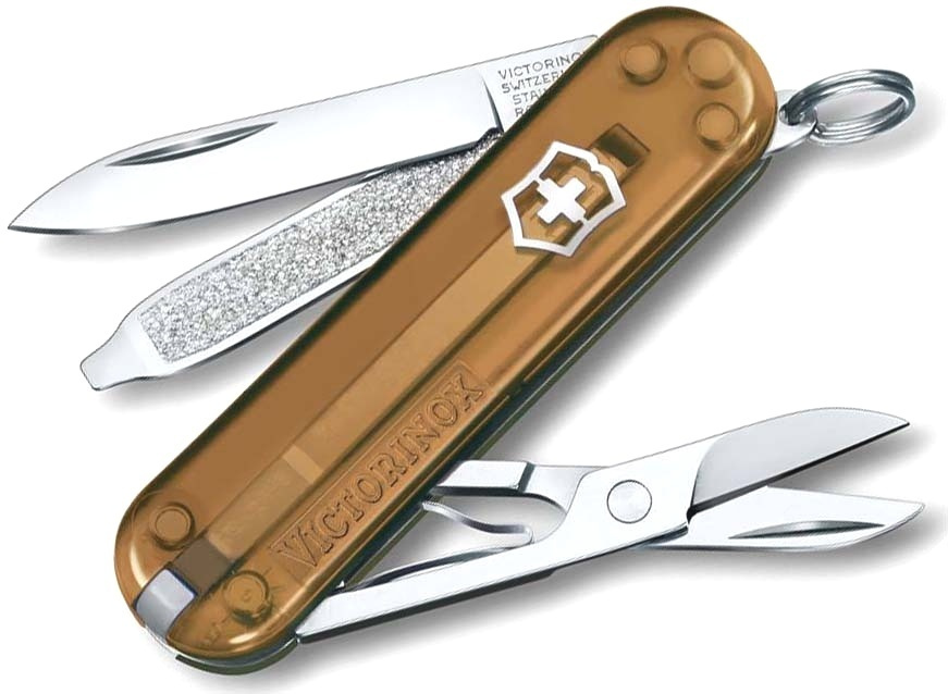 Нож перочинный Victorinox Classic Chocolate Fugde (0.6223.T55G) 58мм 7функц. карт.коробка  #1