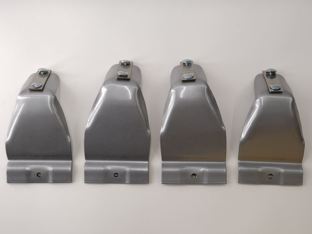 Комплект опор багажника для а/м. Шевроле Нива из нержавеющей стали / silver  #1