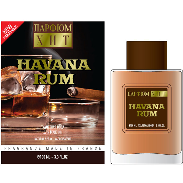 Духи Парфюм Хит / Havana Rum, 100 мл / Гавана Ром / Мужская туалетная вода 100 мл  #1