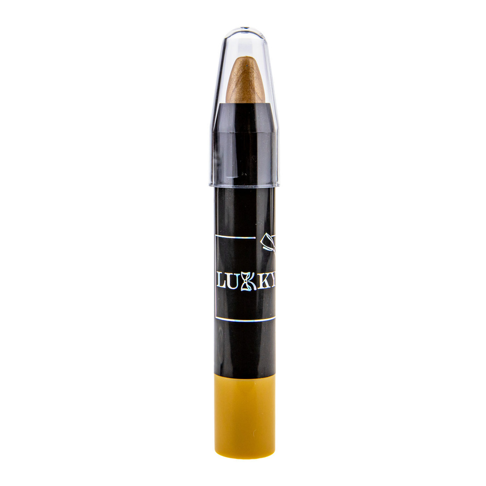 Lukky Girl Pearl тени карандаш c перламутровым эффектом, цвет золотой, 3, 5 гр, блистер  #1