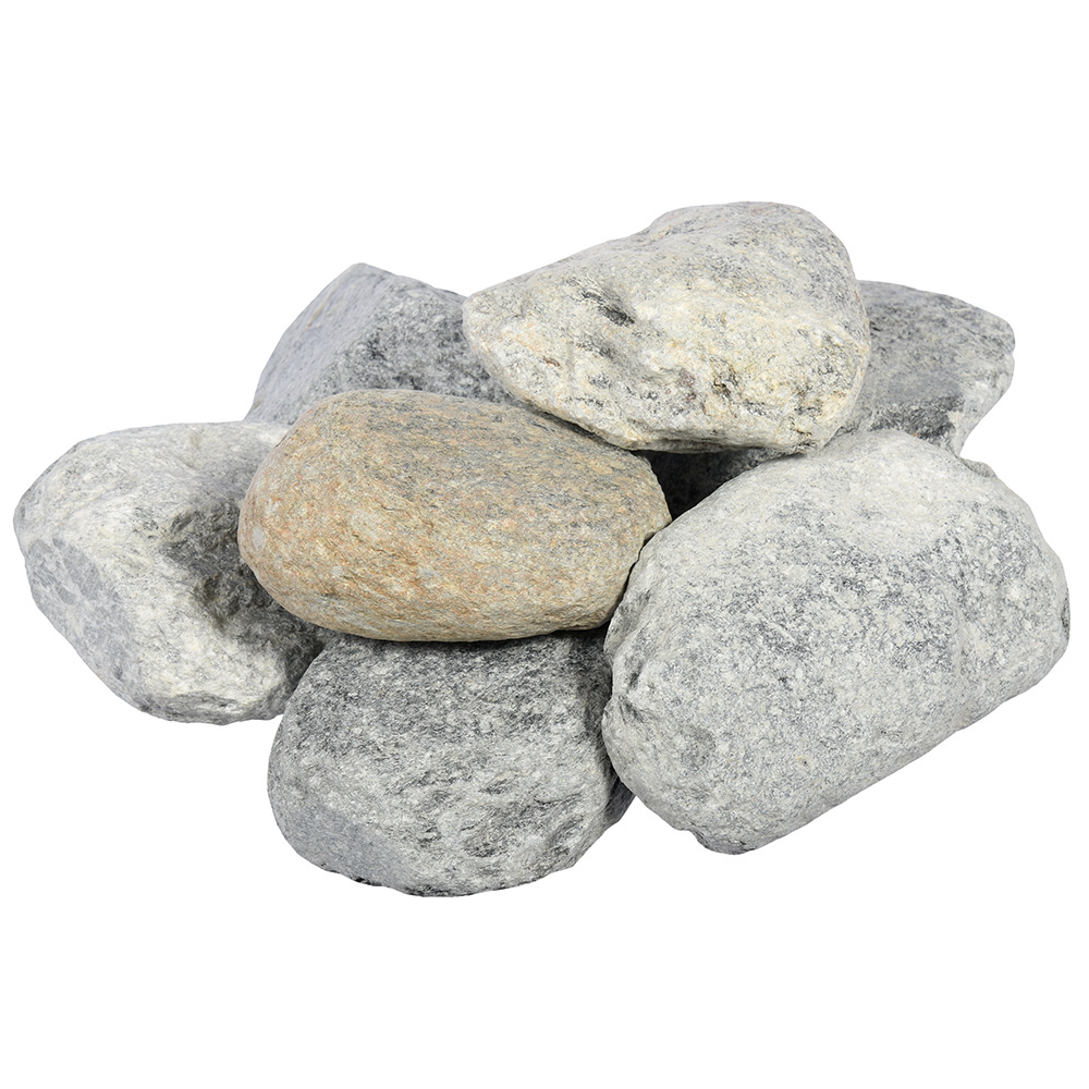 Камень "Талькохлорит", обвалованный, в коробке по 20 кг "Банные штучки"/1  #1