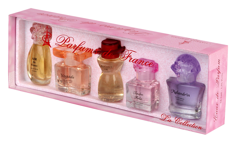 Набор парфюмированной воды для женщин "Parfums de France "LA COLLECTION" 54,1 мл от CHARRIER Parfums #1