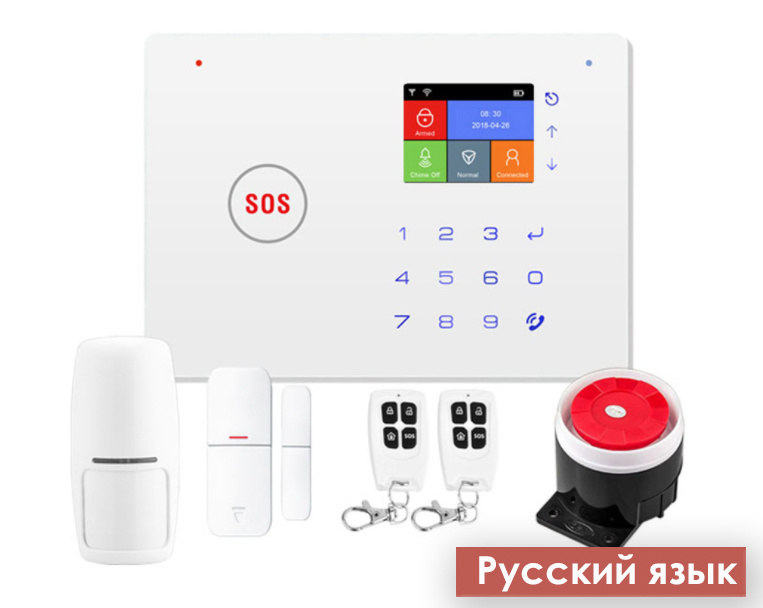 GSM + Wi-Fi Сигнализация Onviz Premium PRO для дома, сигнализация с сим картой  #1