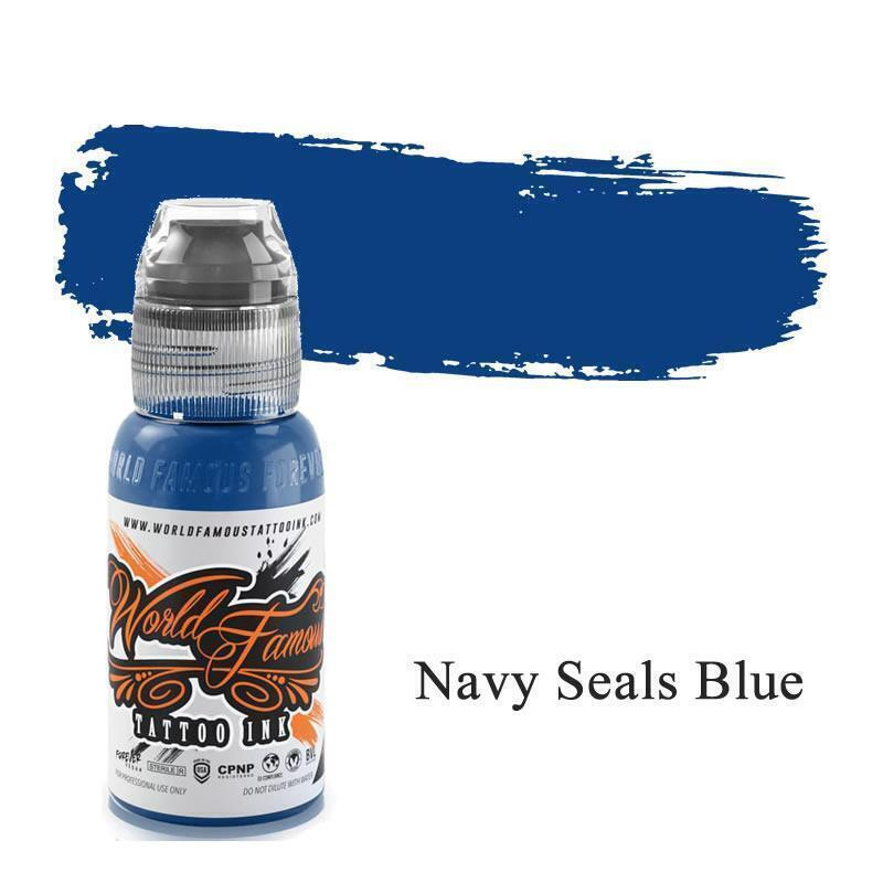 World Famous Ink тату краска Navy Seals Blue - 30 мл #1