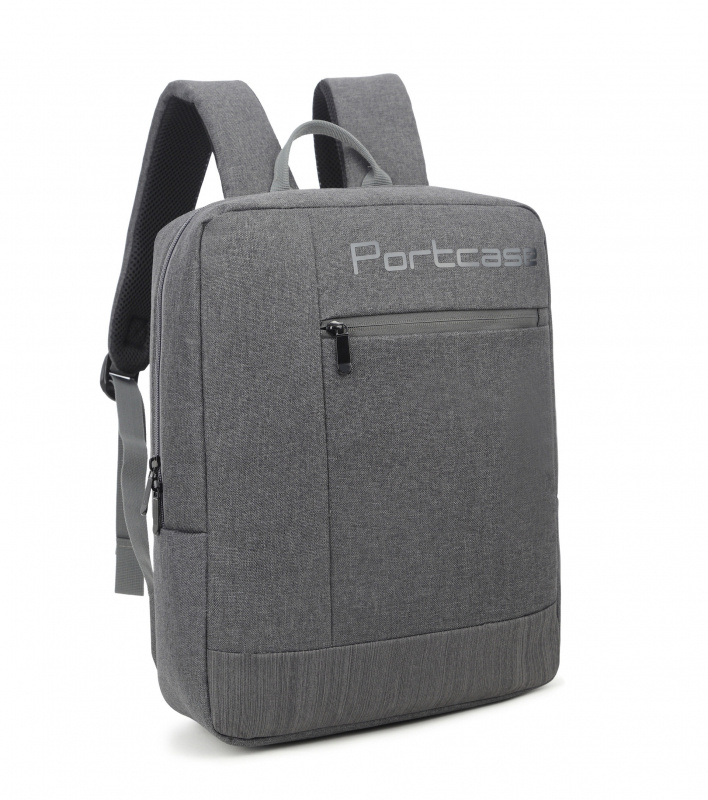 Рюкзак для ноутбука 15,6" Portcase KBP-132GR, полиэстер (серый) #1
