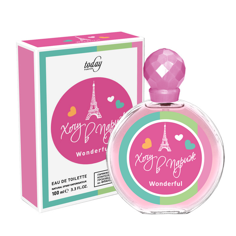 Today Parfum Туалетная вода ХОЧУ В ПАРИЖ BONJOUR 100 мл #1