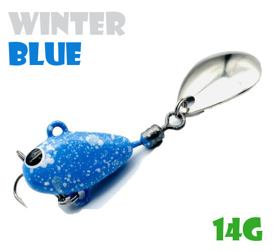 Тейл-Спиннер Uf-Studio Hurricane 14g #Winter Blue #1