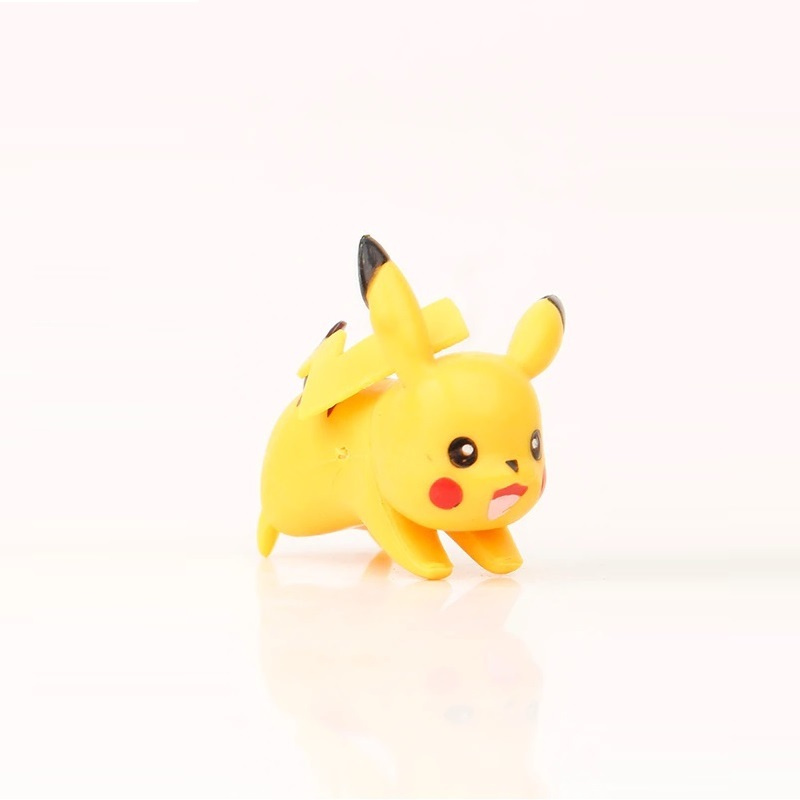 Экшн-Фигурка покемон Пикачу. Игрушка Pokemon Pikachu антистресс. Статуэтка для покебола. Аниме-модель #1