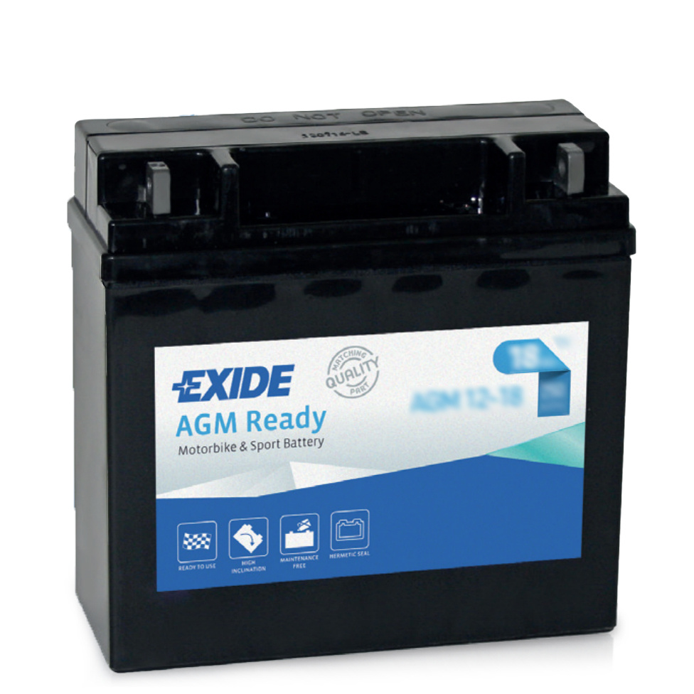 EXIDE AGM12-9 Мото аккумулятор 12 В 9 Ач 120 A  #1