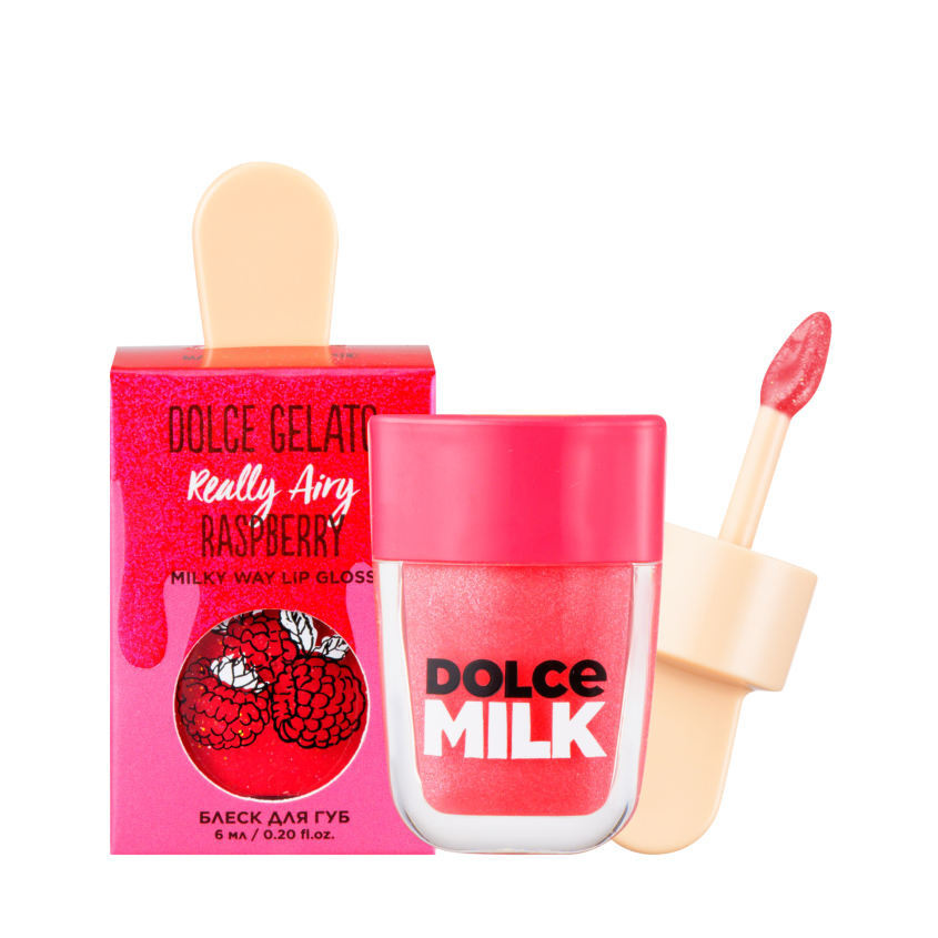 DOLCE MILK Блеск для губ Really Airy Raspberry #1