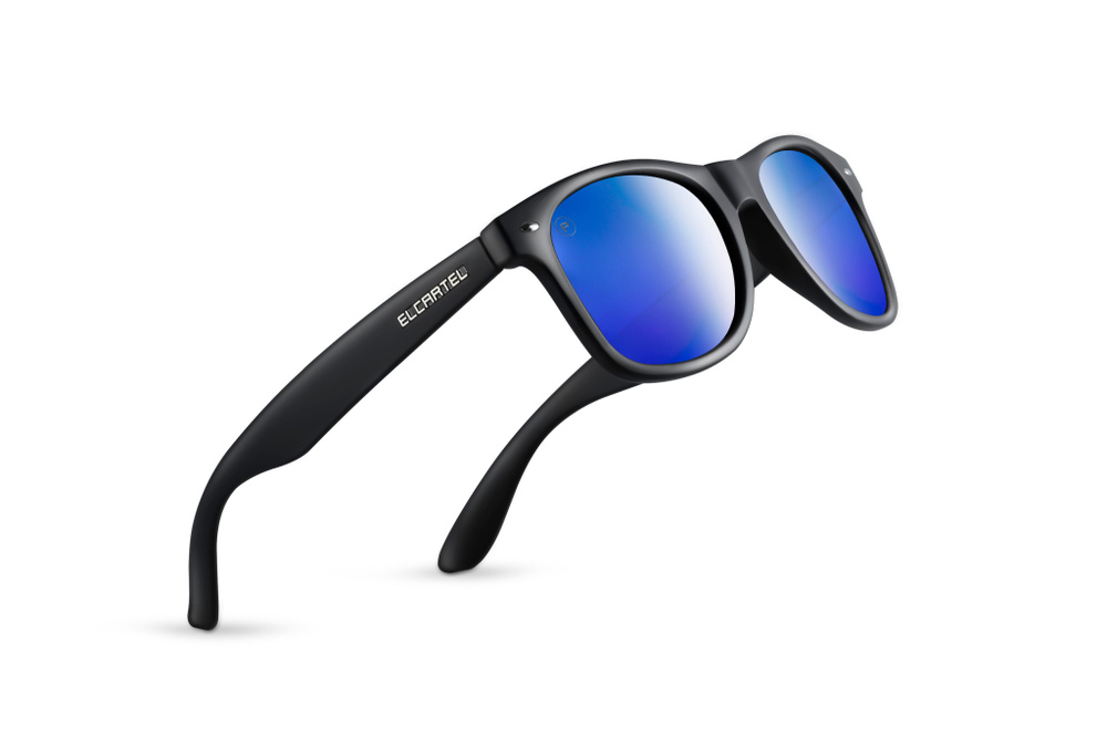 KAR Wayfarer Dark Blue filter tech Matte/Очки поляризационные/Очки солнцезащитные женские /очки солнце #1