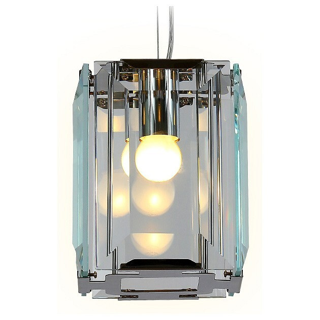 Подвесной светильник Ambrella Traditional 6 TR5107 CH/CL хром/прозрачный E27/1 max 40W 150*150*1200  #1