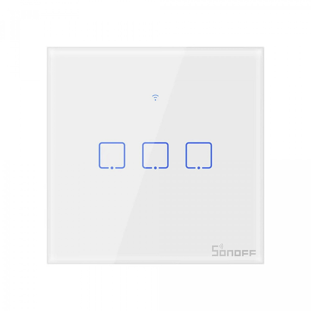 Wi-Fi выключатель Sonoff T0EU3C для умного дома Ewelink #1